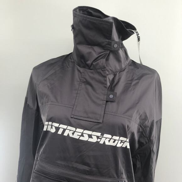 Mistress Rocks Raid Gray Oversized Pull On Jacket - Picture 8 of 12